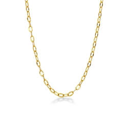 Belcher Chain in 18k yellow gold, cm 45 