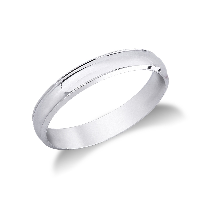 18k white gold Unoaerre wedding ring Orion