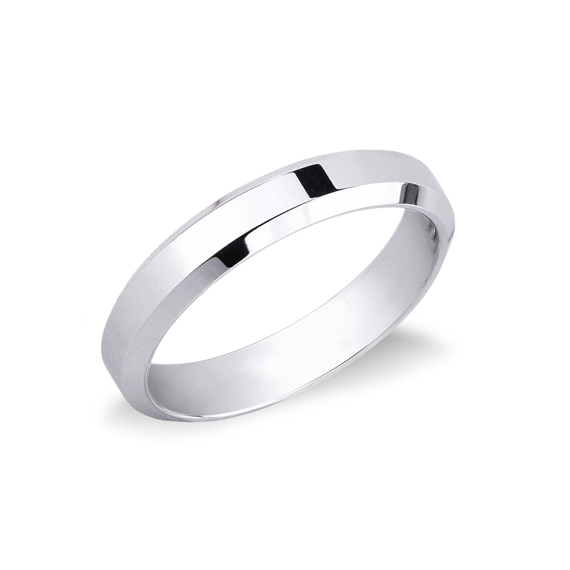 Unoaerre white gold 18k wedding ring Hydra