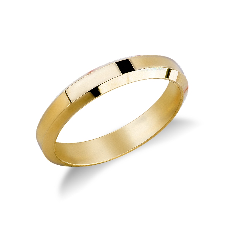 Unoaerre yellow gold 18k wedding ring Hydra