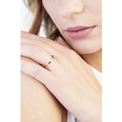 Yellow gold 18k Unoaerre wedding band Hydra  2