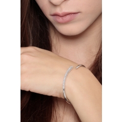 18k white gold fancy rigid bracelet with diamonds 2