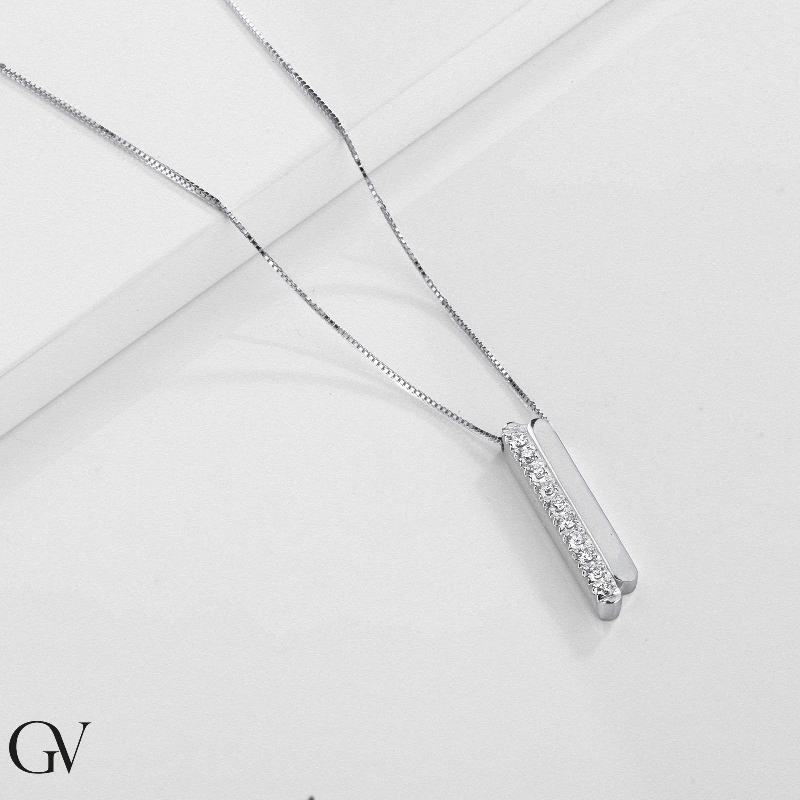 White Gold Diamond Necklace