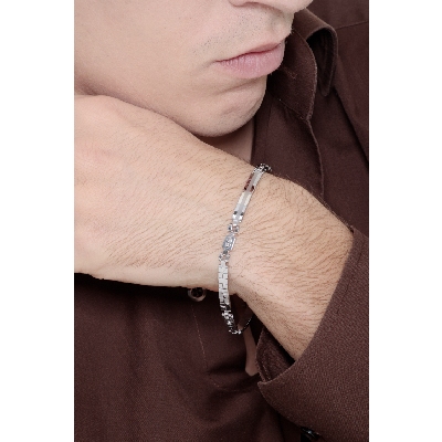 Bracelet 18k White Gold cm 20