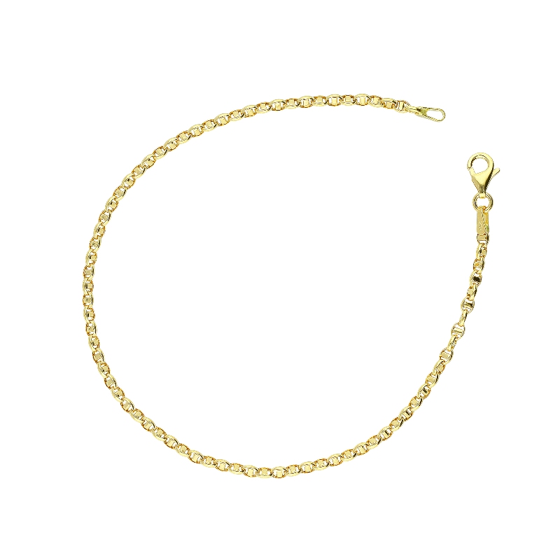 Bracciale in oro giallo 18k, cm 19,5.