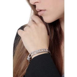 Bracciale rigido con scritta personalizzabile 7 lettere, FOREVER 2