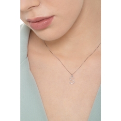 PDPAOLA Collana Lettera S In Argento 925 Placcato Oro 18k Con Pietre – Gioiello Regolabile Donna