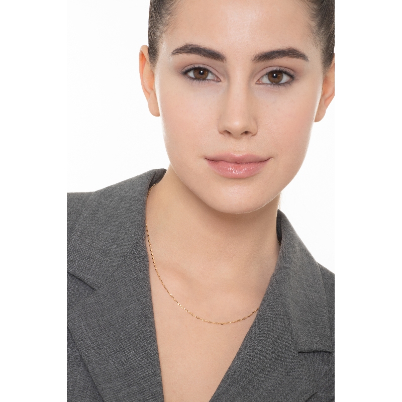 Rolò chain in 18k yellow gold