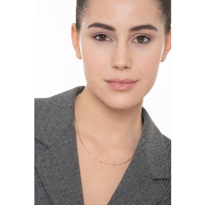 Rolò chain in 18k yellow gold