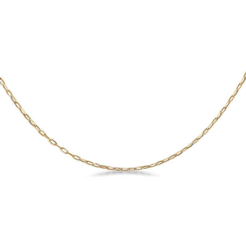 Rolò chain in 18k yellow gold, 50 cm