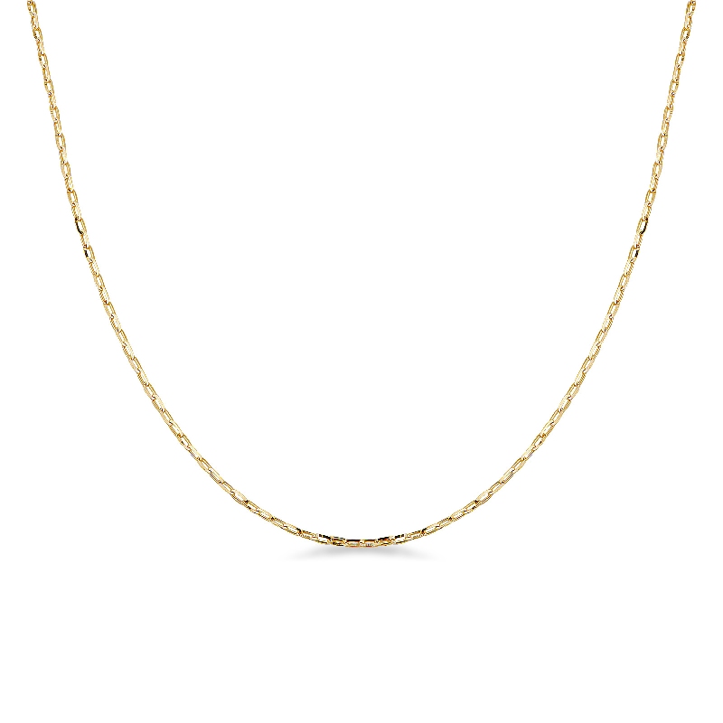 Rolò chain in 18k yellow gold, 50 cm