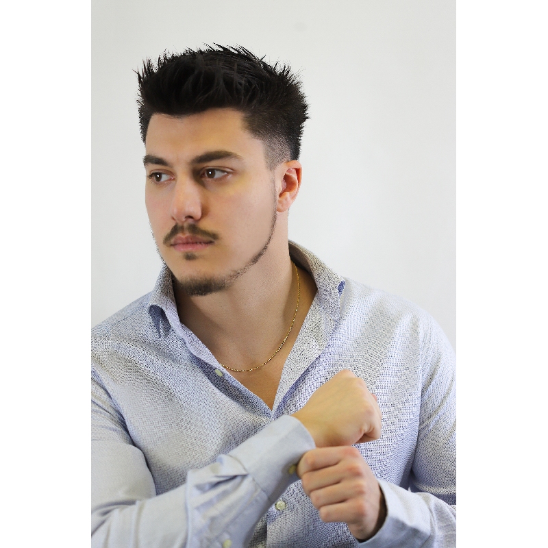 Collana rolò in oro giallo 18k