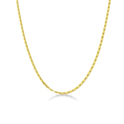 Collana rolò in oro giallo 18k