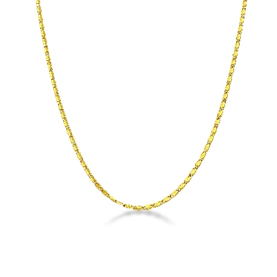 Collana rolò in oro giallo 18k