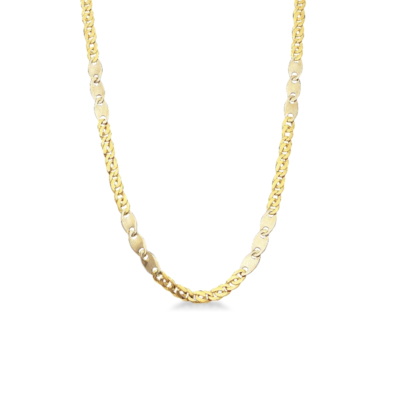 Necklace 18k White Gold, Gold with Chain