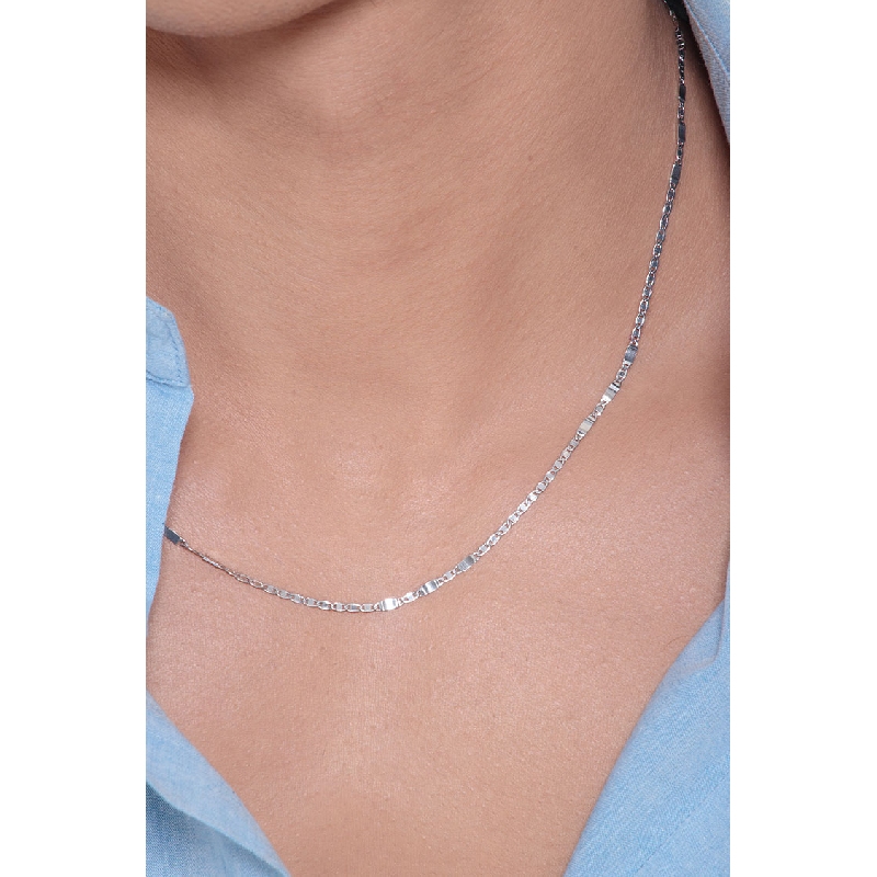 Necklace 18k White Gold with Chain