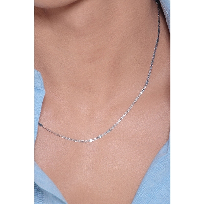 Necklace 18k White Gold with Chain