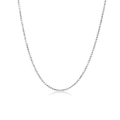 Necklace 18k White Gold with spheres
