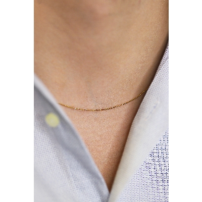 Spheres chain in 18k yellow gold