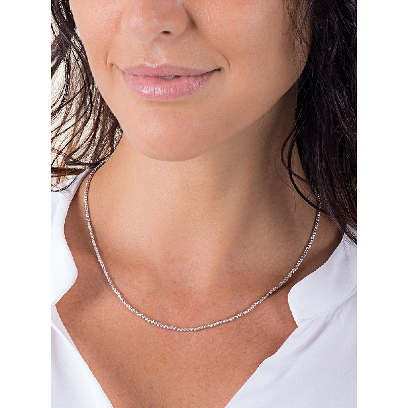 PFIFF Catena Bianca Con Guaina PVC E Moschettoni Di Panico E Pompiere