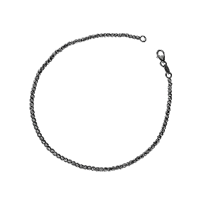 Bracelet with spheres in 18k black gold