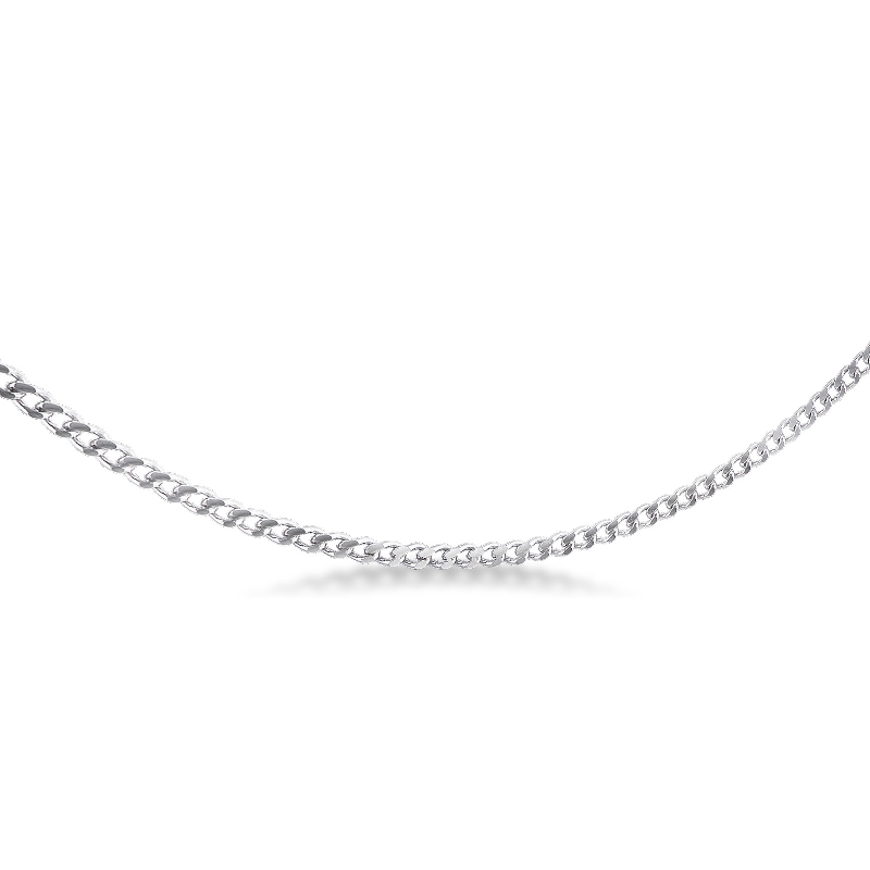 Small Necklace 18k White Gold cm 45