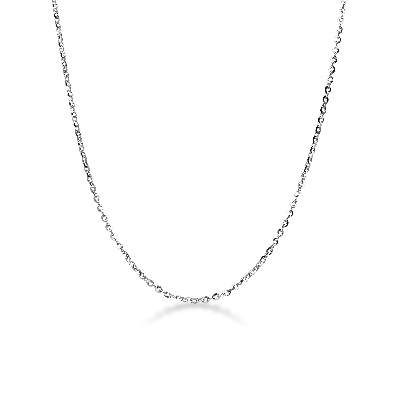 Small Necklace 18k White Gold cm 45