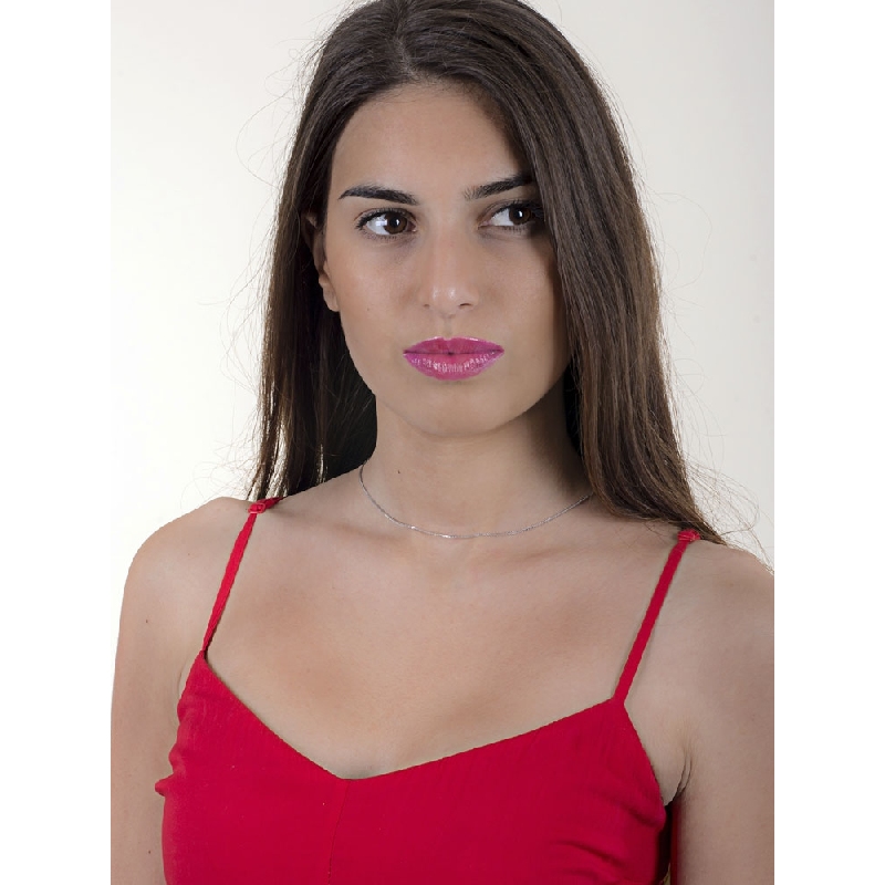 18k white gold franco chain, 40 cm long 