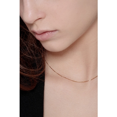 Small venetian chain in 18k yellow gold