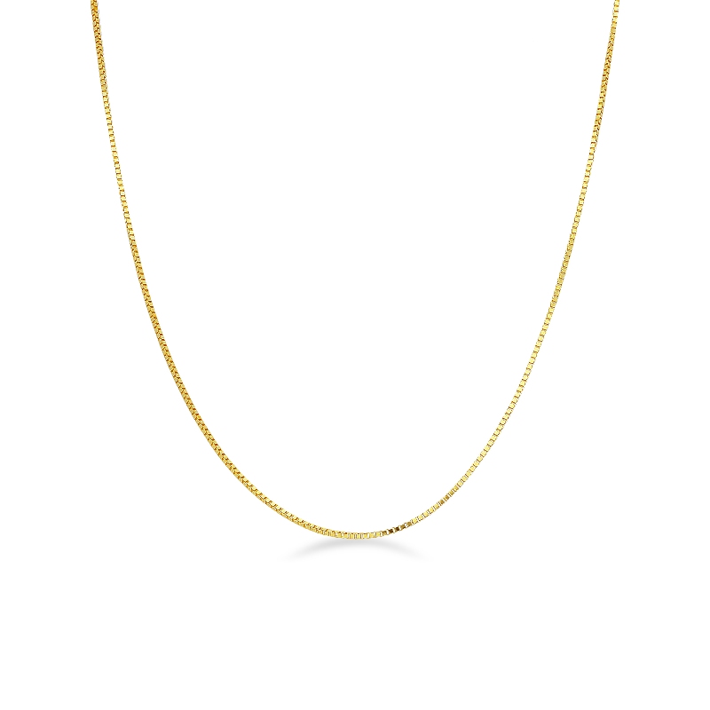 Small venetian chain in 18k yellow gold