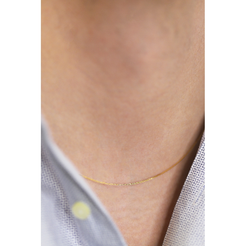 Catena veneziana in oro giallo 18k.