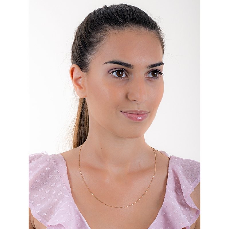 Catena veneziana in oro giallo 18k.