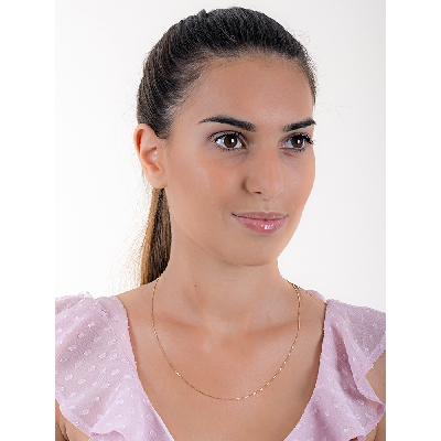 Catena veneziana in oro giallo 18k.