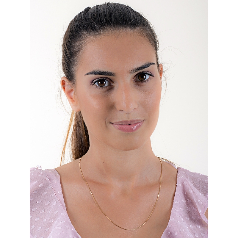 18k yellow gold venetian chain, 50 cm