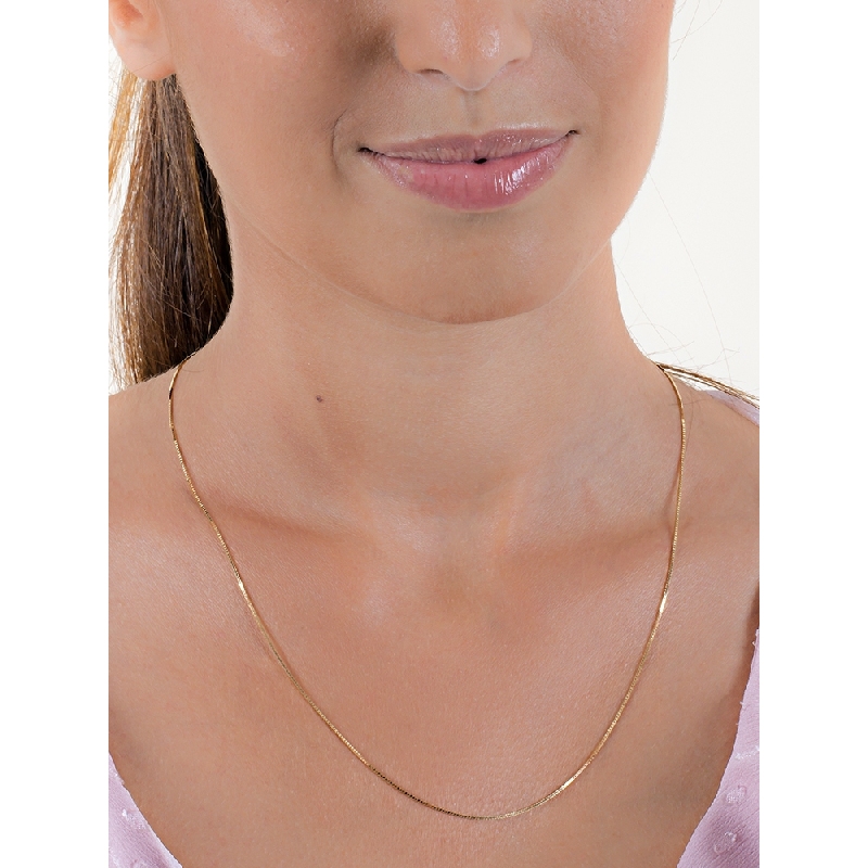 18k yellow gold venetian chain, 50 cm