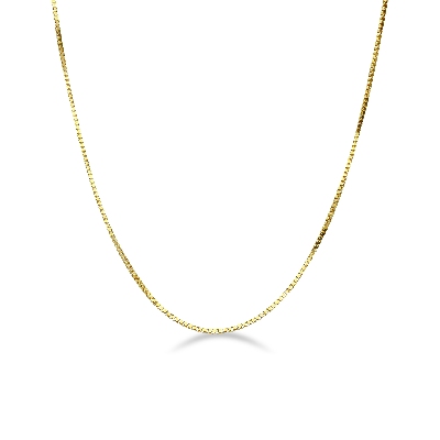 18k yellow gold venetian chain, 50 cm