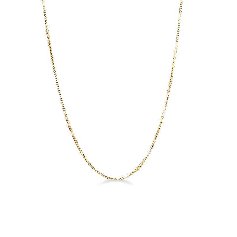 18k yellow gold venetian necklace, 40 cm