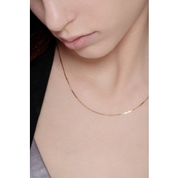 18k yellow gold venetian necklace , 45 cm 2