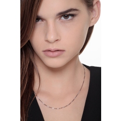 Box chain in 18k white gold  2