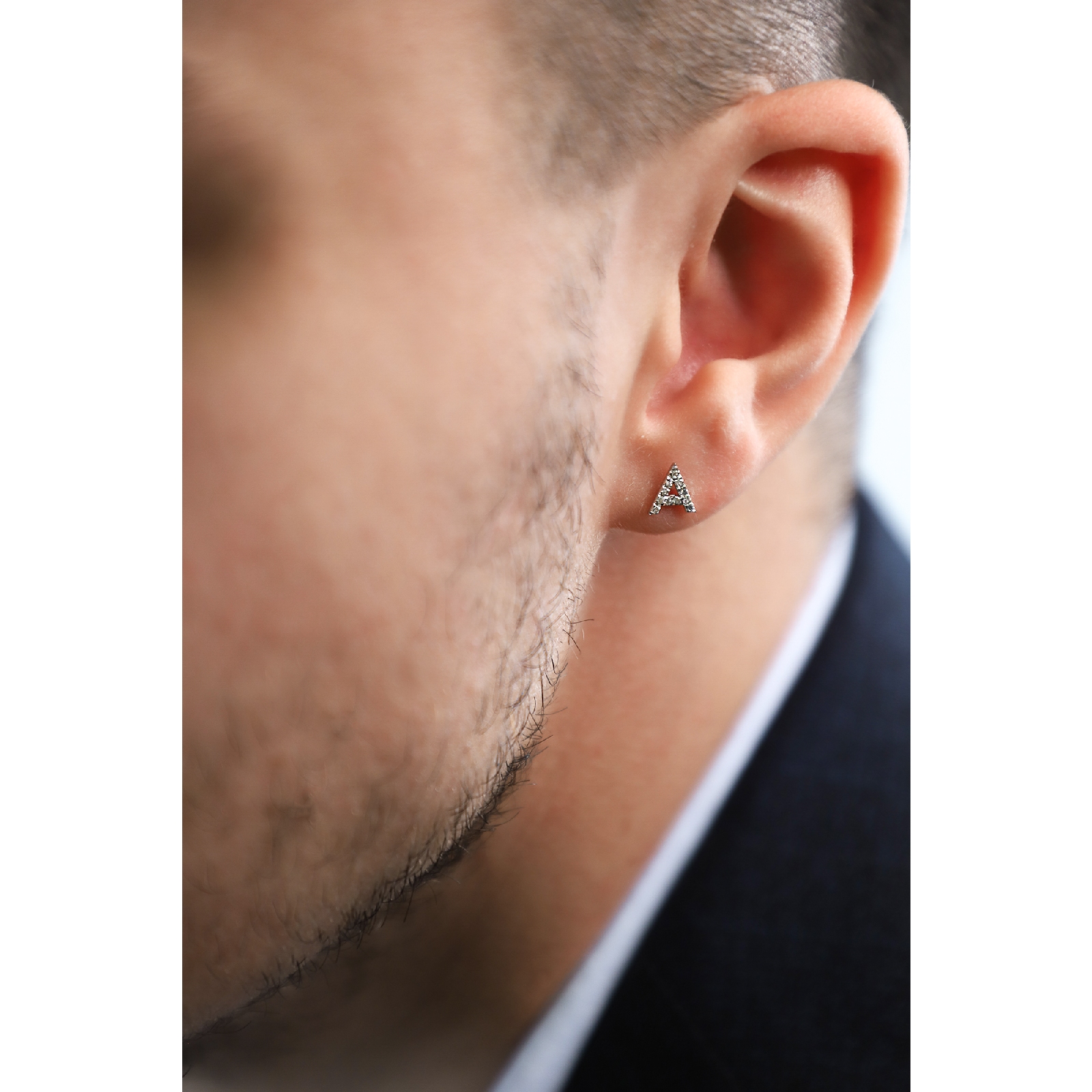 Piccolo Mostro Orecchini A Lobo Unisex In Acciaio Inossidabile - Argento, Riavvitabili, 10 Mm