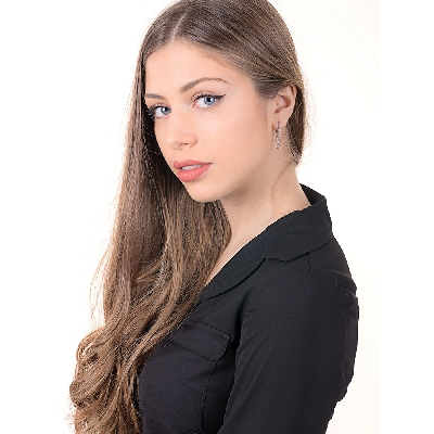 White gold 18k drop earrings with infinite symbol and diamonds 