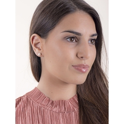 White gold 18k stud pearl earrings  2