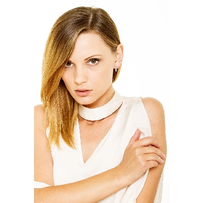 White gold 18k earrings with diamonds and amethysts