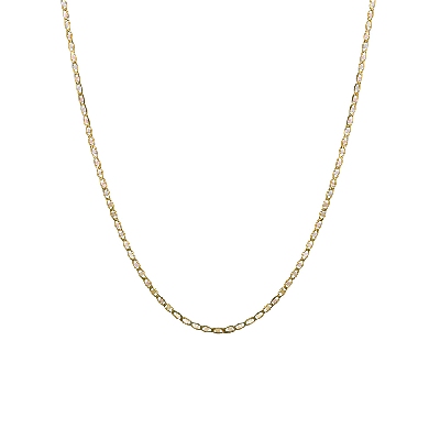 18k yellow gold men chain with small links