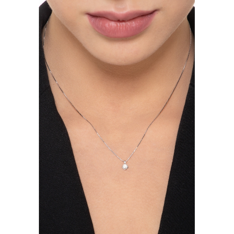 CIONDOLO PUNTO LUCE GRIFFE ONDA  A ROMBO