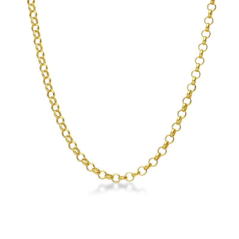 18k yellow gold Rolo chain