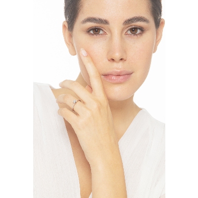 4 claw solitaire ring with a 0,50 ct diamond 