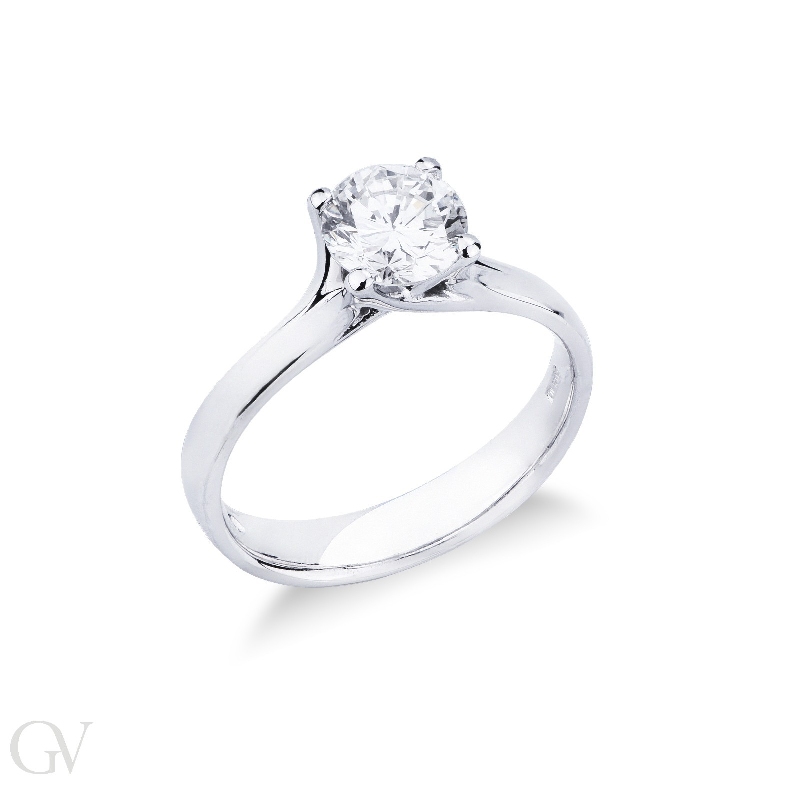 Montatura solitario Lineare