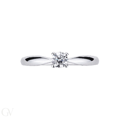 Montatura solitario lineare