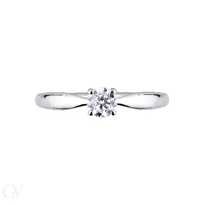 Montatura solitario lineare